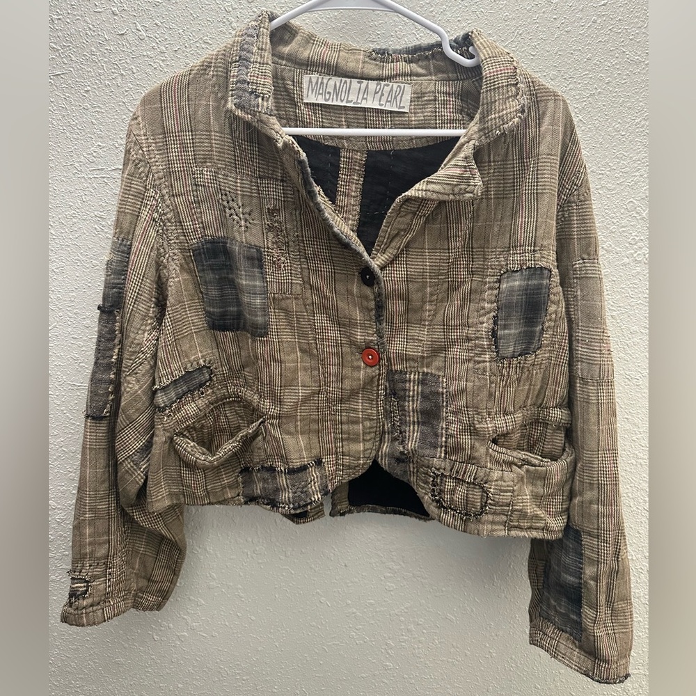 Magnolia Pearl Women's Plaid Jacket
